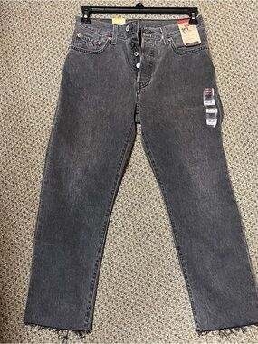 Levi's  Straight Jeans in Washed Black